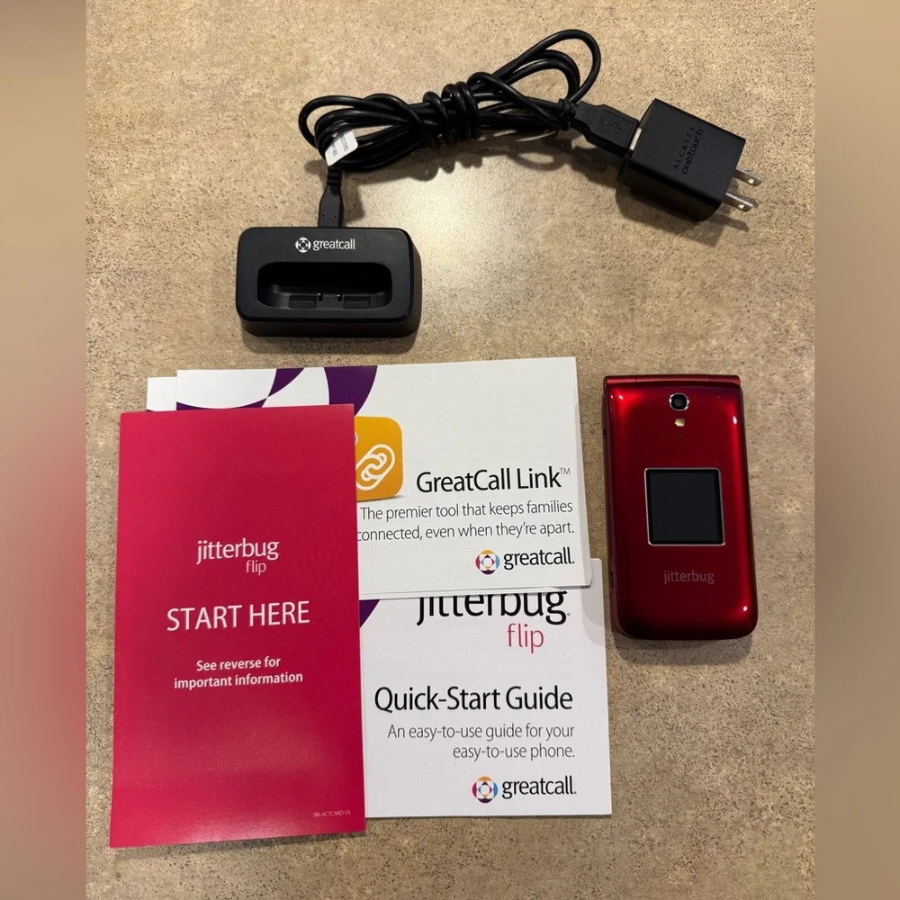 Alcatel onetouch red